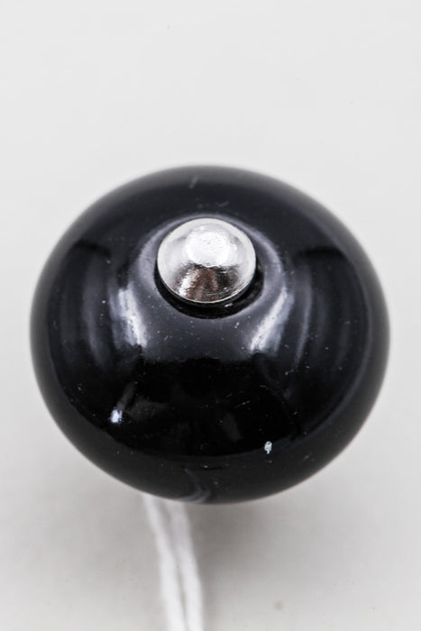 Doorknob ceramic black 2.5cm