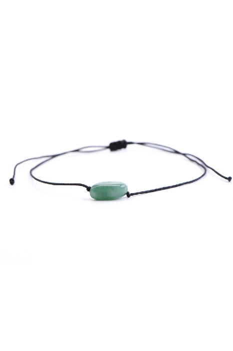 Anklet green aventurine 26 cm