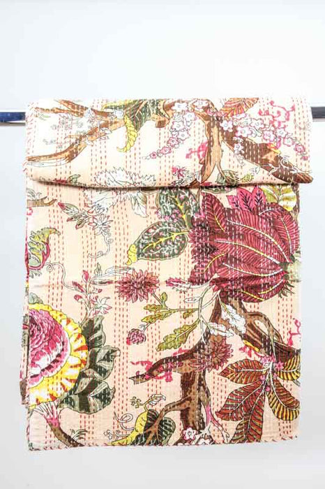 Couette Kantha assortie 220 x 270 cm