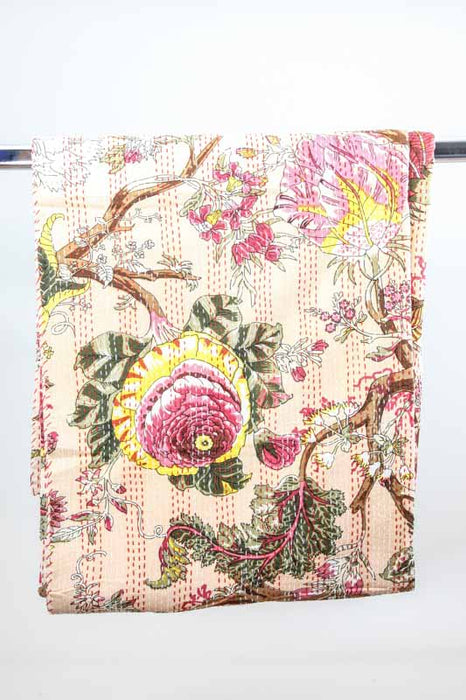 Couette Kantha assortie 220 x 270 cm