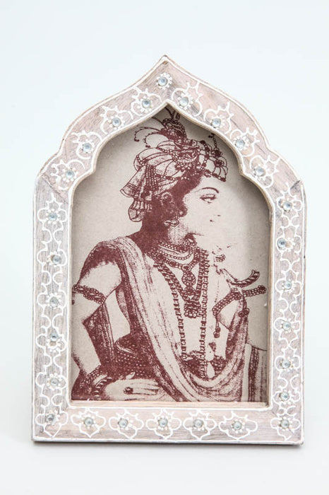 Picture frame henna painted Mehrab 10 x 24 cm