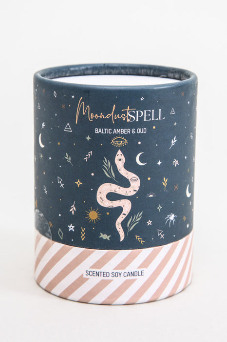 Duftkerze Baltic Amber & Oriental Oud - Moondust Spell 120 gr