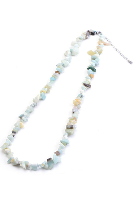 Necklace Amazonite 45+5 cm