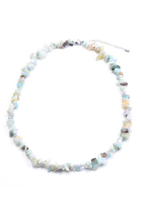 Necklace Amazonite 45+5 cm