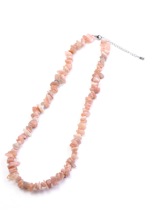 Necklace Sunstone 45+5 cm