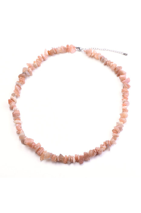 Necklace Sunstone 45+5 cm