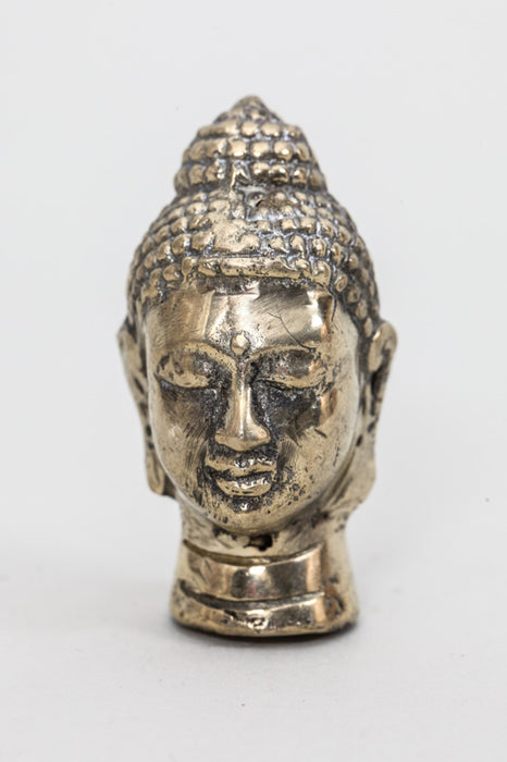 Buddha Kopf goldfarben