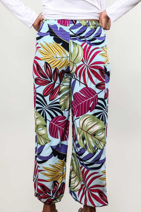 Pantalon Aladin motif coloré - taille unique