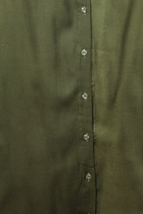 Shirt dress long khaki - One Size