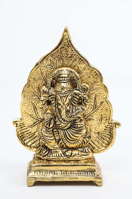 Ganesha Statue Aluminium 12 cm