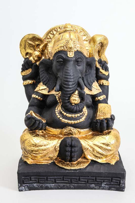 Ganesha schwarz goldfarben 30 cm