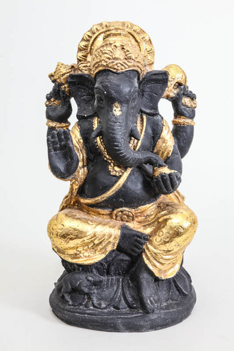 Ganesha black gold coloured 40 cm