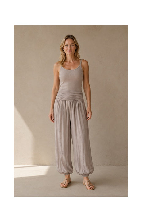 Haremshose Viskose taupe - One Size