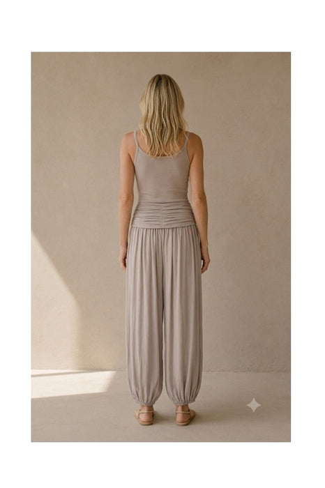 Haremshose Viskose taupe - One Size
