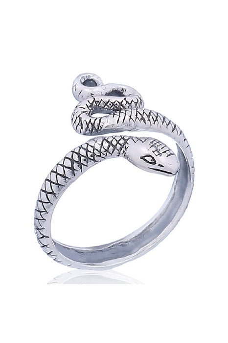 Bague d'orteil serpent argenté