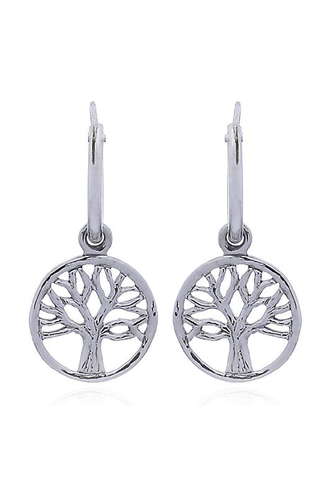 Silver Earring Tree of Life