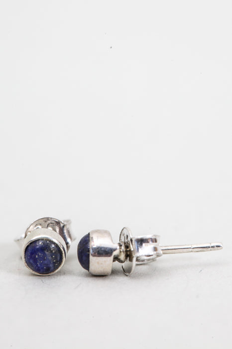 Silver earring Lapis Lazuli