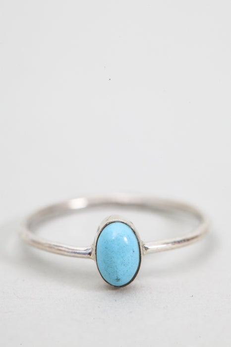 Silver ring turquoise