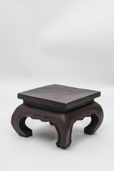 Opium table Jamjuree wood dark brown 30 x 30 x 25 cm