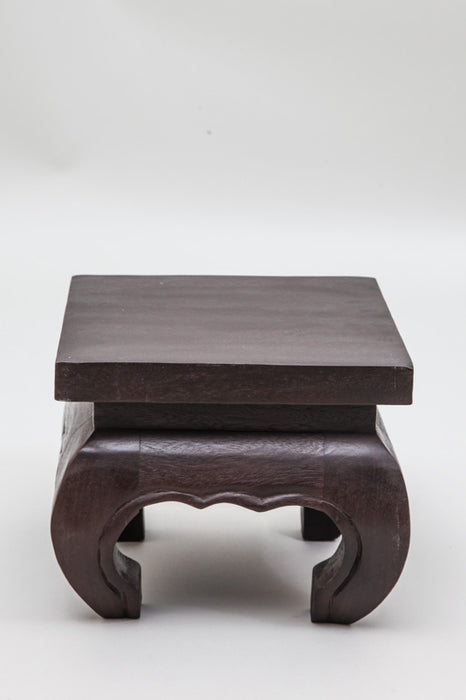 Table à opium Jamjuree bois marron foncé 25 x 25 x 20 cm