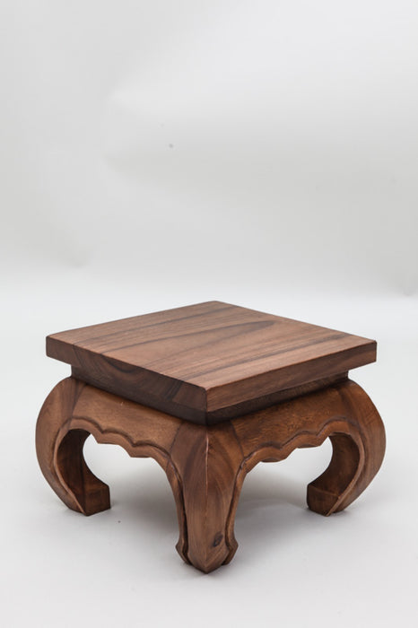 Table Opium Jamjuree bois marron naturel 30 x 30 x 25 cm