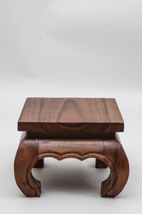Table Opium Jamjuree bois marron naturel 30 x 30 x 25 cm