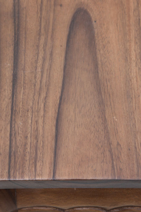 Table Opium Jamjuree bois marron naturel 30 x 30 x 25 cm