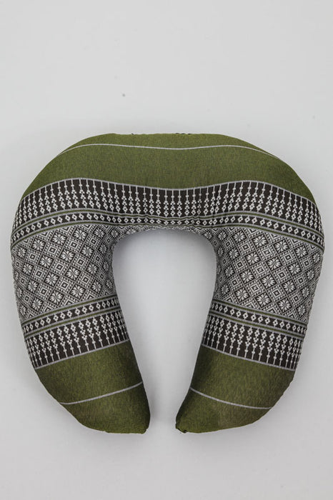 Oreiller cervical kaki 9 x 50 cm