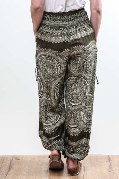 Pantalon Aladin Mandala kaki - Taille Unique