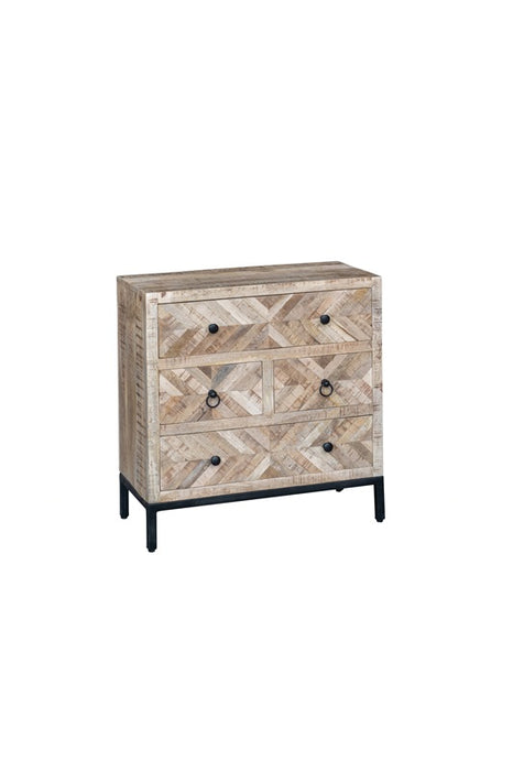 Commode en manguier avec 4 tiroirs 70 x 35 x 73 cm