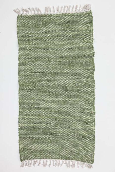 Carpet cotton green 60x120cm