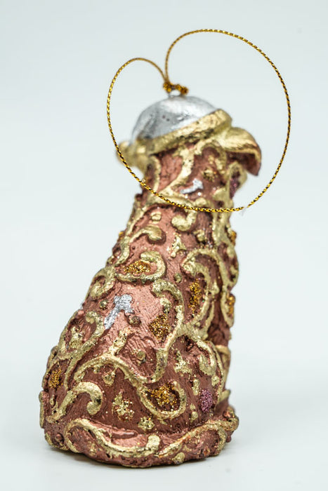 Hänger Golden Retriver "Freddy" mit Mütze 9cm