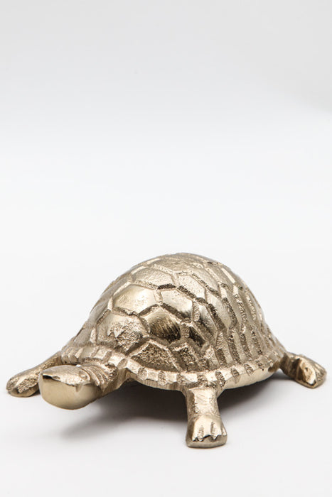 Tortue couleur or 13,5 x 9,5 x 5 cm