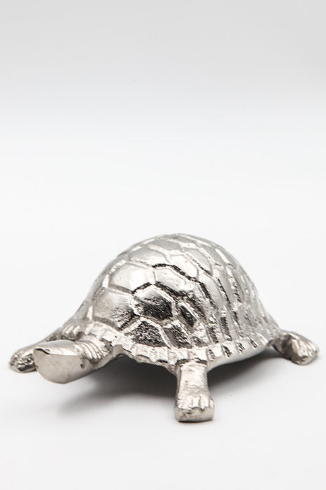 turtle silver-colored 13.5 x 9.5 x 5 cm