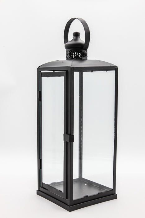 Lantern square black 14 x 14 x 39.5 cm