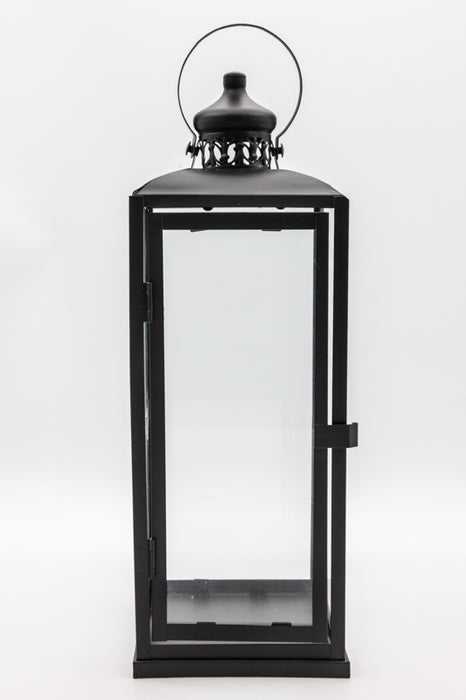 Lantern square black 14 x 14 x 39.5 cm