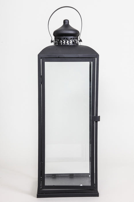 Lantern square black 18 x 18 x 51 cm