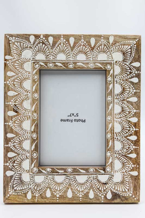 picture frame mango wood 12.5 x 17.5 cm