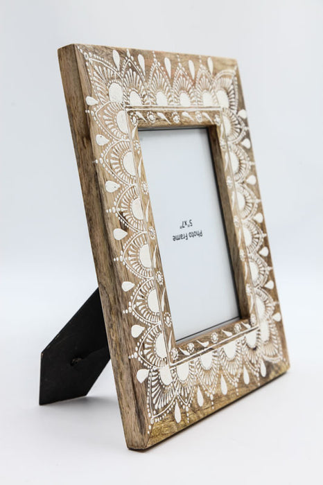 picture frame mango wood 12.5 x 17.5 cm