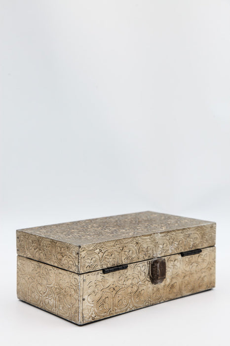 Box aluminum decorated 20 x 12 x 7.5 cm