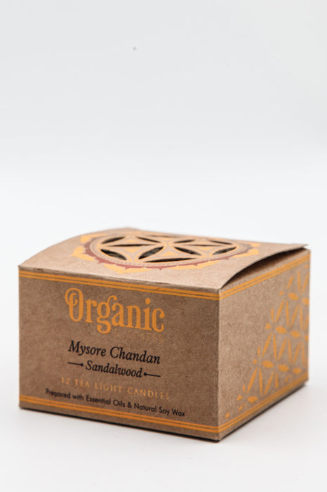 Tealight Organic Goodness - Mysore Chandan - Sandalwood 10 gr