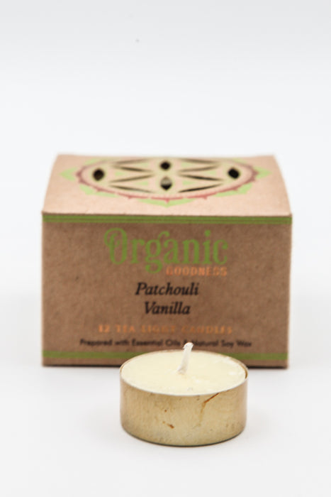 Teelicht Organic Goodness - Patchouli Vanilla 10 gr