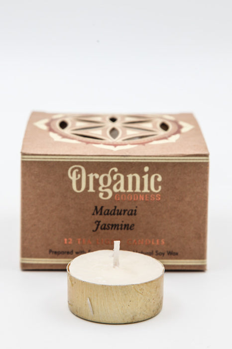 Teelicht Organic Goodness - Madurai Jasmine 10 gr