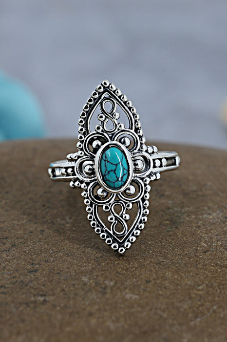 Silberring Türkis