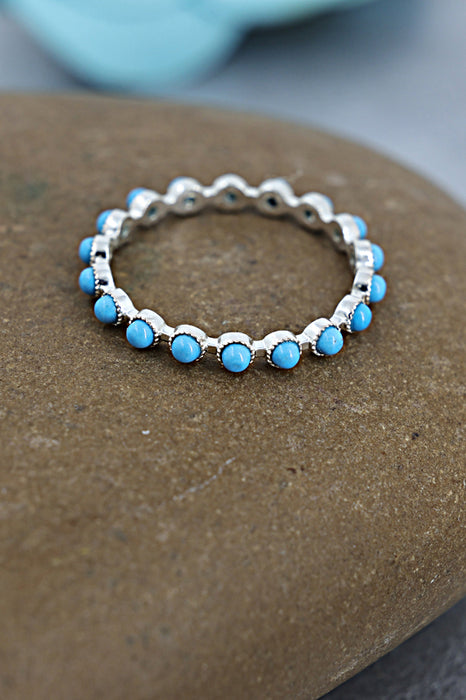 Silver ring turquoise