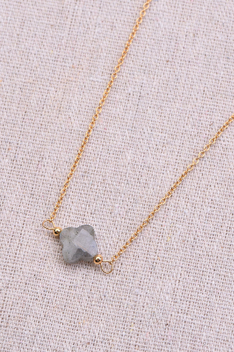 Necklace with Labradorite pendant, 45+5 cm