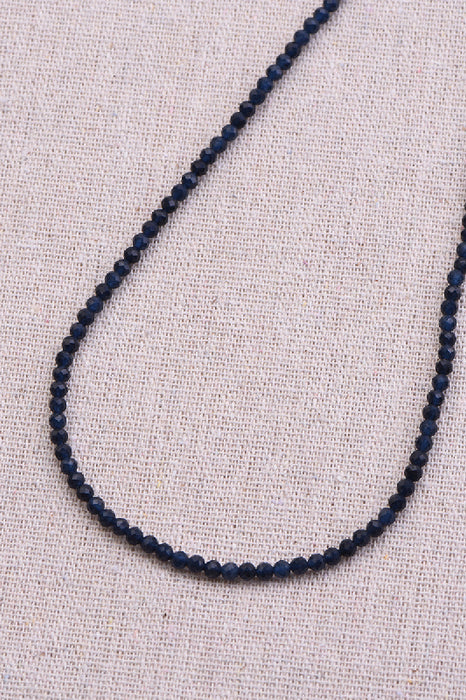 Collier tanzanite, 38+5 cm