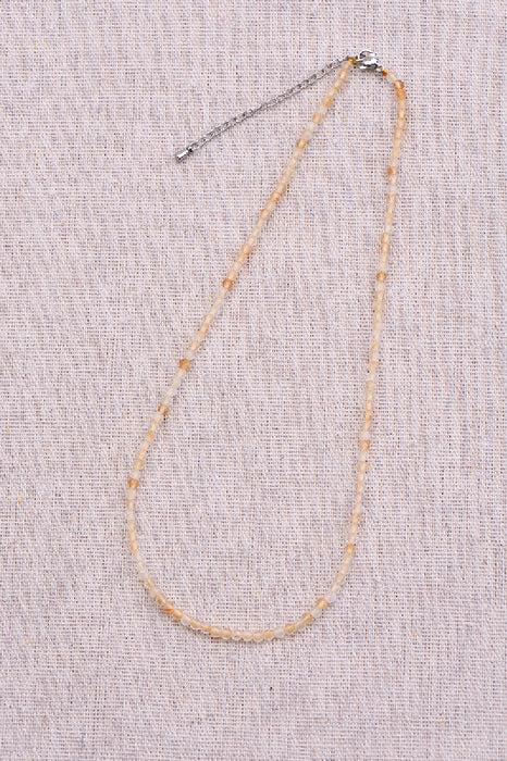 Citrine necklace, 38+5 cm