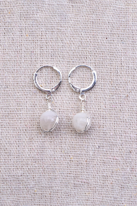 Earring Moonstone