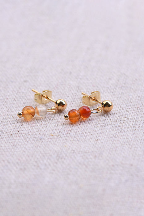 Carnelian earring